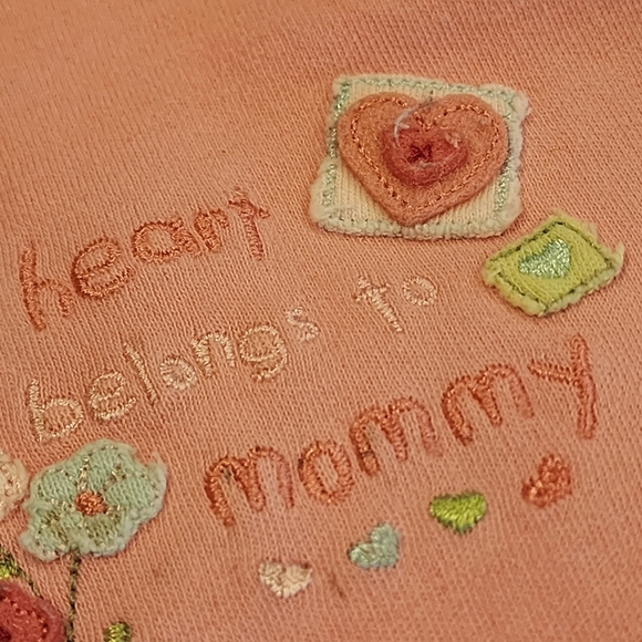 Carter's Pink onesie Size 6 mo - Picture 10 of 11